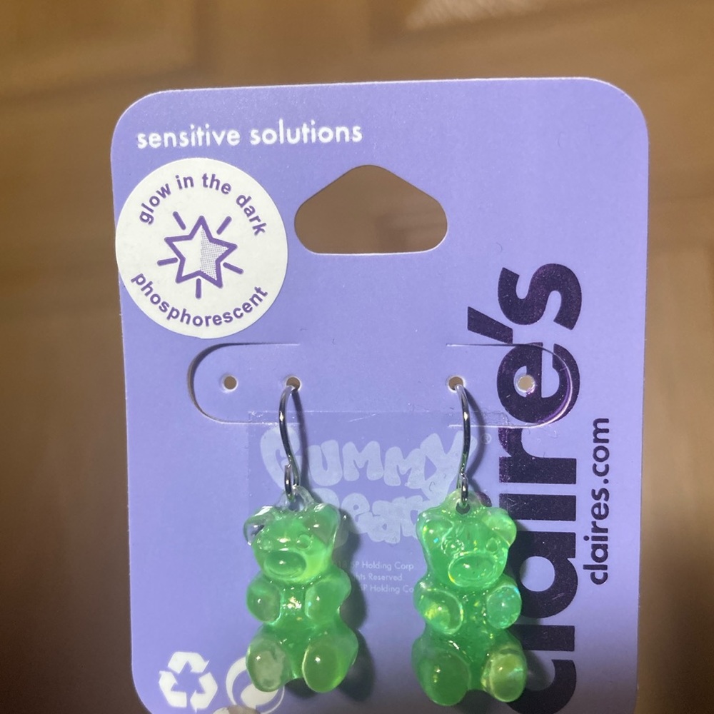 gummy bear earrings